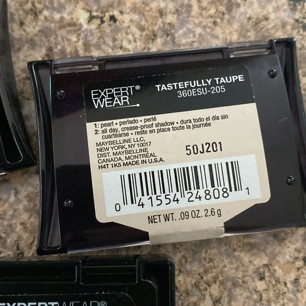 NWT Maybelline Eye Shadow Lot of 5 Shades 250S 240S 225S 140S Expert Wear